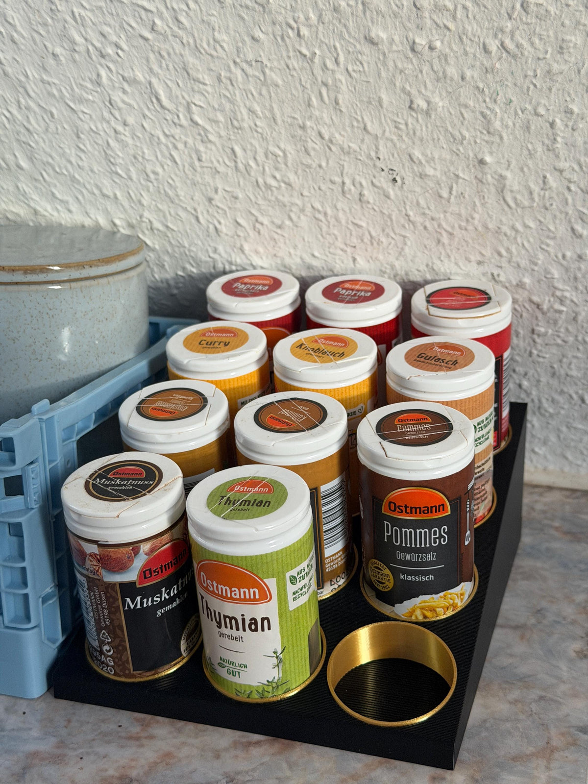 Gewürzregal für Ostmann Gewürze – 3D-gedruckter Organizer