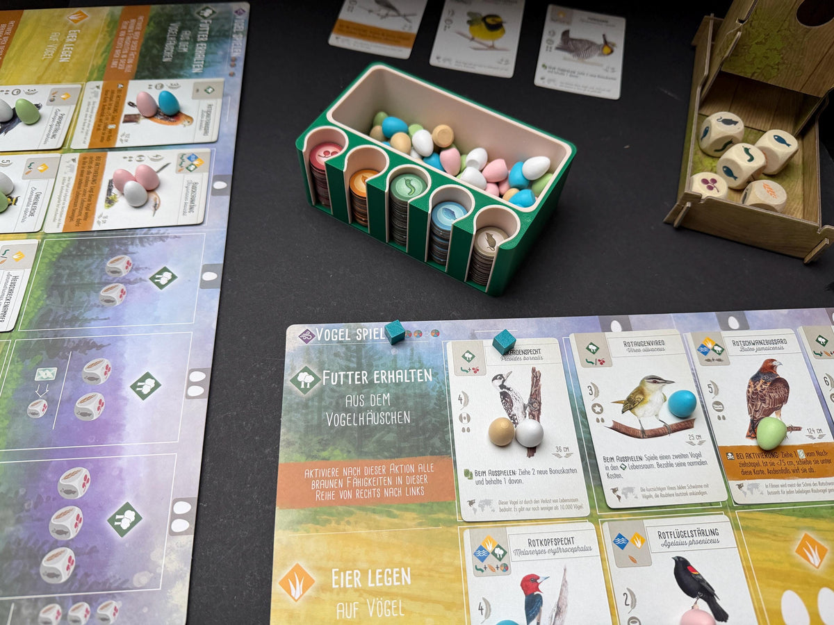 Flügelschlag Insert Organizer personalisiert | Token Box
