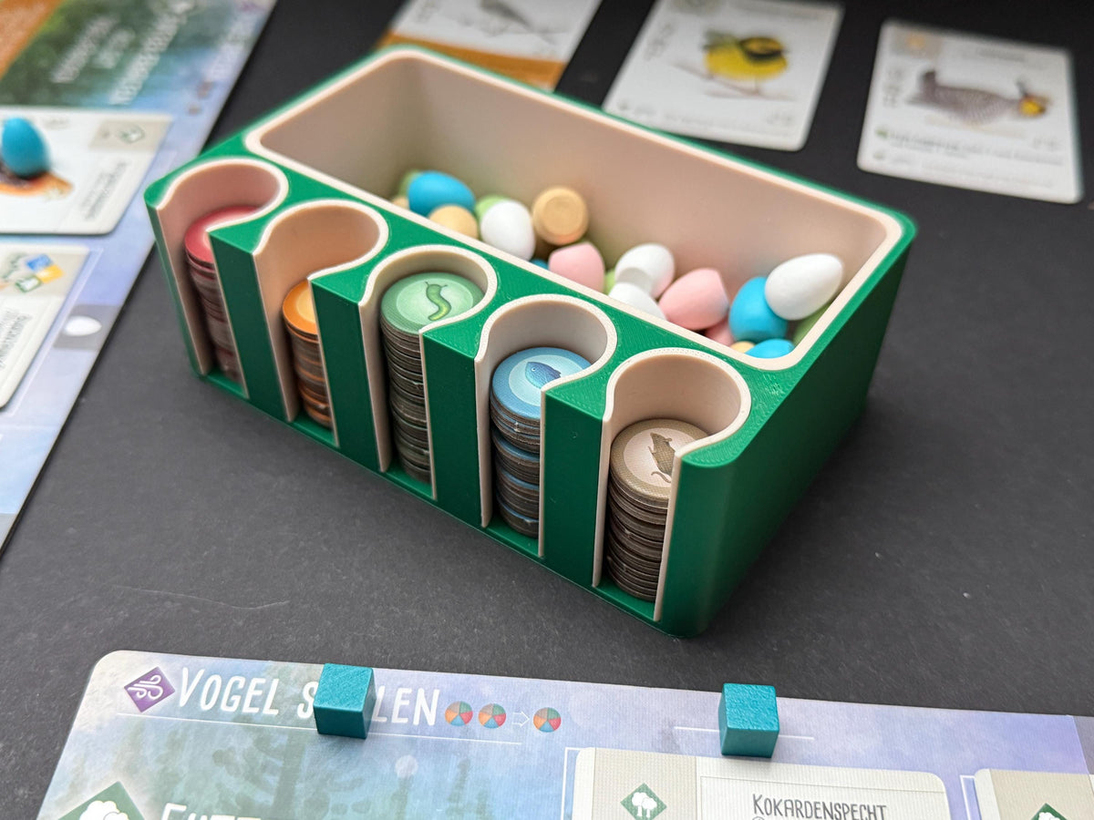 Flügelschlag Insert Organizer personalisiert | Token Box