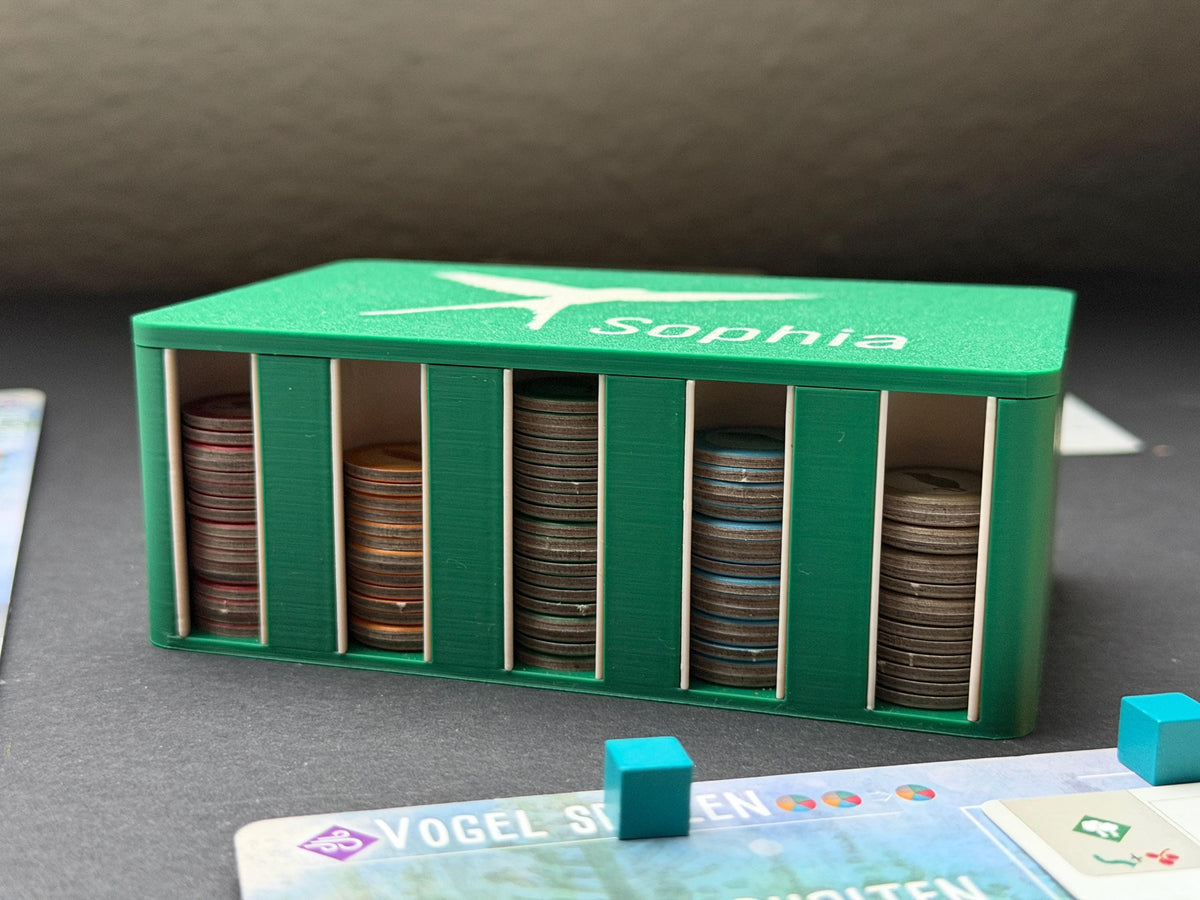 Flügelschlag Insert Organizer personalisiert | Token Box