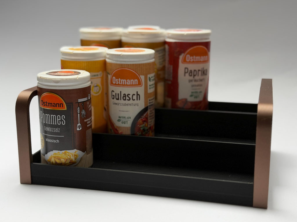 Gewürzregal für Ostmann, Aldi, Rewe, Penny & Lidl Dosen