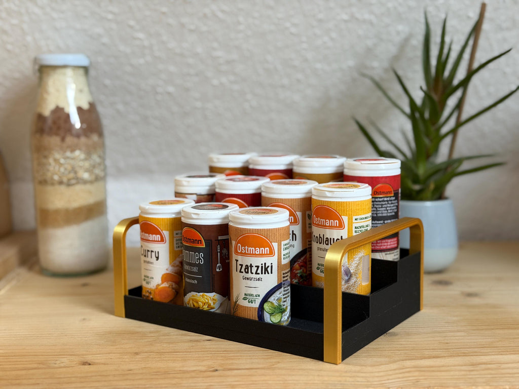 Gewürzregal für Ostmann, Aldi, Rewe, Penny & Lidl Dosen