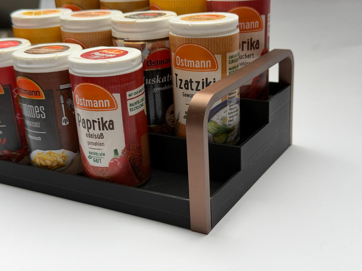 Gewürzregal für Ostmann, Aldi, Rewe, Penny & Lidl Dosen