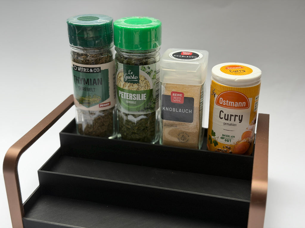 Gewürzregal für Ostmann, Aldi, Rewe, Penny & Lidl Dosen