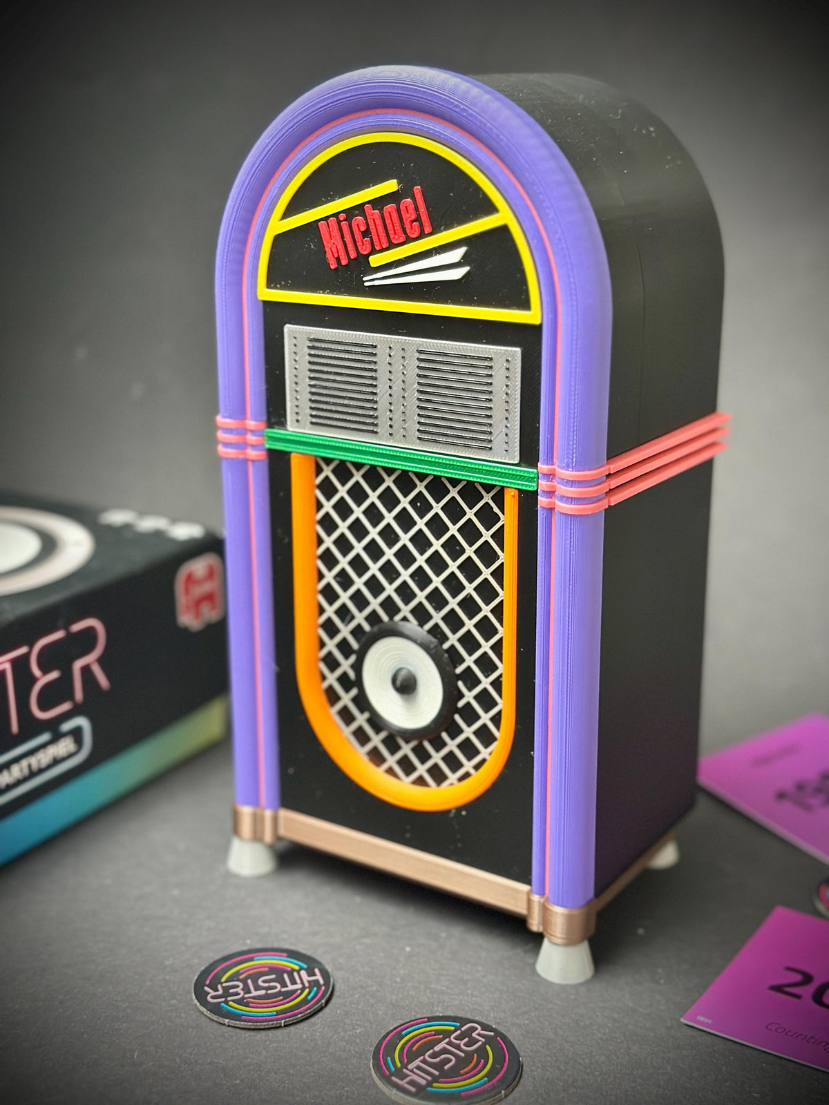 Hitster Jukebox Organizer – Aufbewahrungsbox personalisierbar