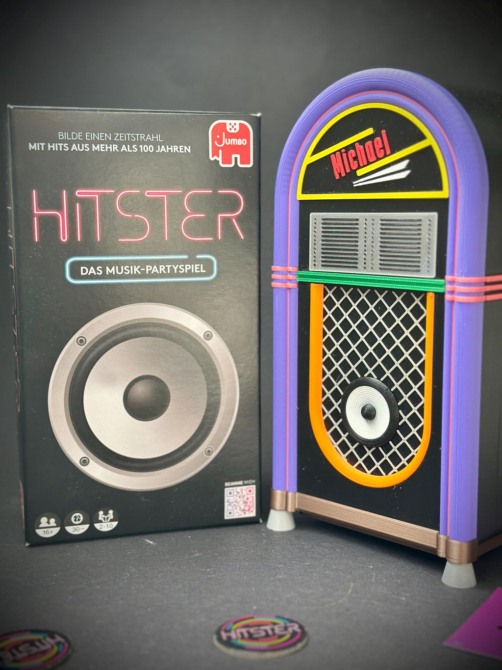 Hitster Jukebox Organizer – Aufbewahrungsbox personalisierbar
