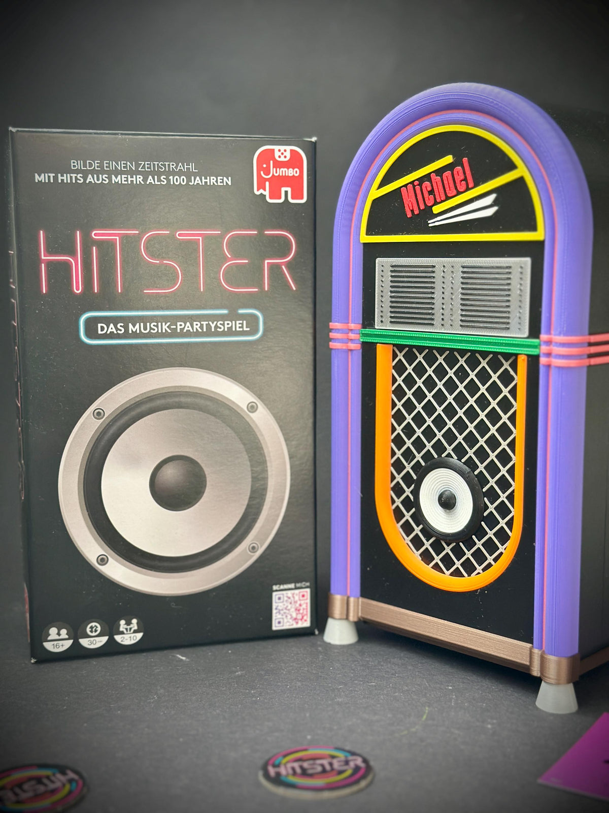 Hitster Jukebox Organizer – Aufbewahrungsbox personalisierbar