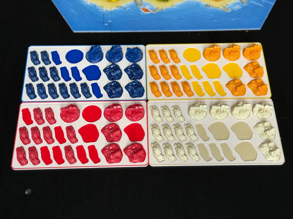Catan Spielertableau – Kartenhalter & Figurenablage