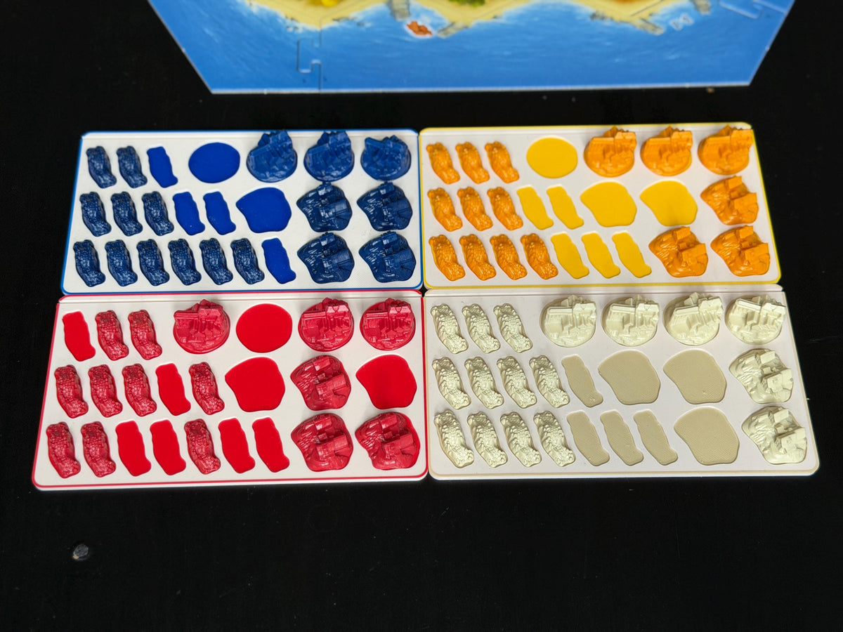 Catan Spielertableau – Kartenhalter & Figurenablage