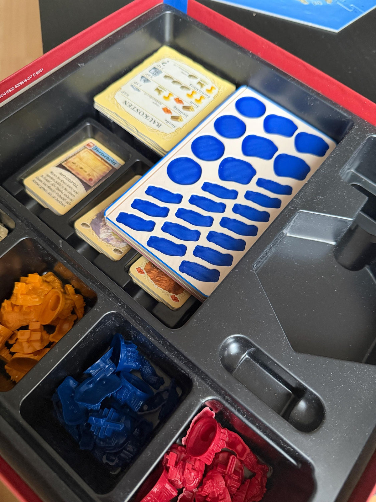 Catan Spielertableau – Kartenhalter & Figurenablage